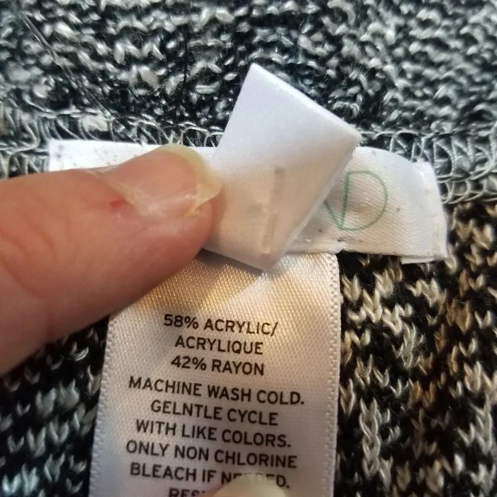 5/$25 Summer Sale!!! Abound Black & White Marled‎ Pajama Pants Sz Small